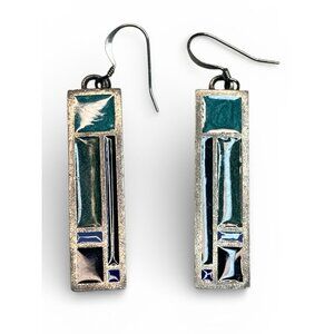 Danforth Pewter Prairie Window Earrings -154